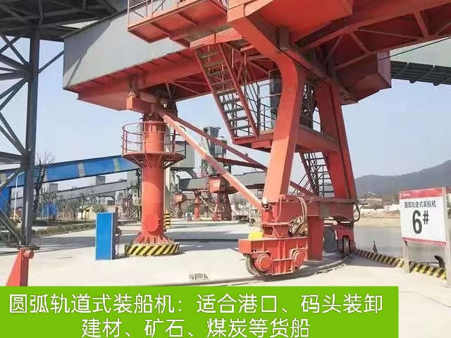 圓弧軌道式裝船機